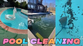 Satisfying Pool Cleaning TikTok Compilation ✨ 8  Vlogs from TikTok [upl. by Janicki]