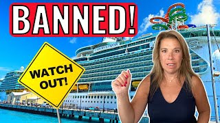 10 NEW Things that Are BANNED on Cruise Ships 2023 [upl. by Indnahc917]