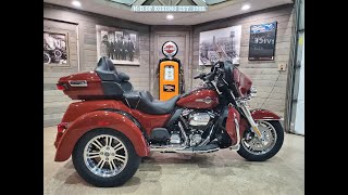 2024 HarleyDavidson Tri Glide Ultra FLHTCUTG Red RockVivid Black [upl. by Nnednarb]