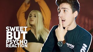 AVA MAX SWEET BUT PSYCHO MUSIC VIDEOE2 reacts [upl. by Nylatsirk]