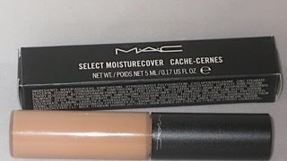 Review MAC Select Moisturecover Concealer NW20 LisaSz09 [upl. by Arhaz]