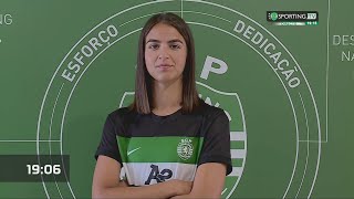 Leonor Miranda  Assinatura de Contrato Sporting CP 26082024 [upl. by Tanah]