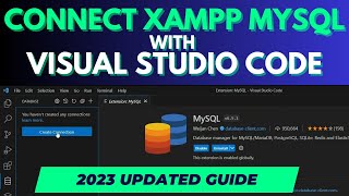 How to Connect XAMPPPhpMyAdmin MySQL Database to Visual Studio Step By Step [upl. by Anayad]