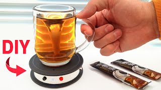 DIY Magnetic Stirrer  How to make a portable Magnetic Stirrer Works with Any CupMug [upl. by Nosnej304]