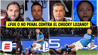 CHAMPIONS Milan A SEMIS Napoli ELIMINADO Polémica con el Chuky Lozano por un penal  Exclusivos [upl. by Aremihc]