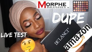 AMAZON Morphe Brushes Palette DUPE im LIVE TEST  MAKEUP Tutorial  SIstAL [upl. by Kenji126]