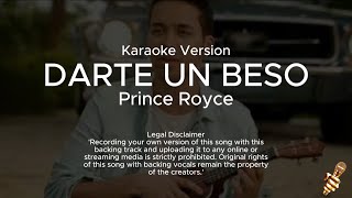 Prince Royce  Darte un Beso Karaoke Version [upl. by Alyar219]