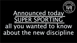 Brand new discipline  Super Sporting  your questions answered [upl. by Ecnerrot]