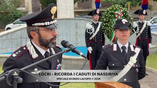 LOCRI ricorda i caduti di Nassiriya 2024 by EL [upl. by Erehs]