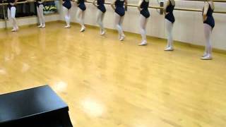 Ballet  RAD Grade 4  Battements Fondus A Terre [upl. by Tychonn]