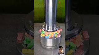 Compilation of best 🍭 candy crushing by hydraulic press machine satisfying grindex rollermill [upl. by Thorin]