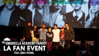 QampA Panel  The Umbrella Academy Parody LA Fan Event [upl. by Veejar]