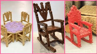 Beautiful clothespin craft ideas stylish Barbie furniture designs [upl. by Noslien290]