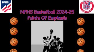 Ref Class Presents NFHS Basketball 202425 Points Of Emphasis TRAINING VIDEO [upl. by Killam]