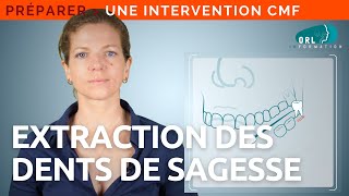 Extraction dent de sagesse incluse mandibulaire [upl. by Christye]