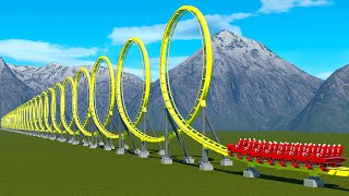 100 Loops Roller Coaster 2 – Planet Coaster [upl. by Ajad]