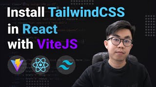 How to use Tailwind CSS in React with Vite  Install TailwindCSS in React with ViteJS for Beginners [upl. by Sherrard]