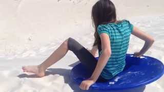 Dune Sledding at White Sands National Monument [upl. by Philipa]