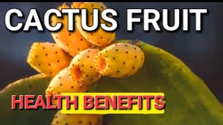 10Impressive Health Benefits of Cactus Fruits [upl. by Mcmullan]