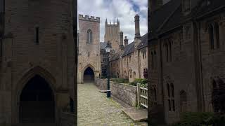 Vicars’ Close Wells Somerset 🌹 england wells britishsummer uktravel uk cottagelife [upl. by Yenolem]