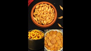 3 Easy Snacks Recipes  Diwali Snacks Recipes  Diwali Special Recipes  Evening Snacks  Jar Snacks [upl. by Barbi]