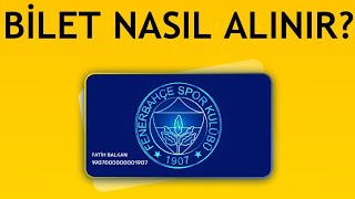 Fenerbahçe Taraftar Kart Bilet Nasıl Alınır [upl. by Ayhtak]