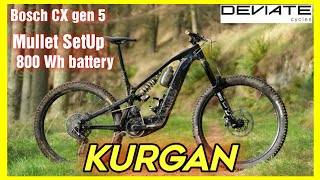 Deviate Kurgan  Powerful High pivot eMTB  with New Bosch performance line CX [upl. by Yliak]