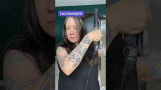 I love my grey hair sahm creator grwm curling hair before after thin fine hair dayinthelife [upl. by Peppi]