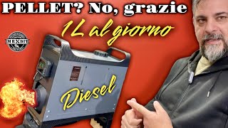 Meno di 2€ al giorno per il riscaldamento a casa con il riscaldatore a diesel Cinebasto stufa [upl. by Noyr]