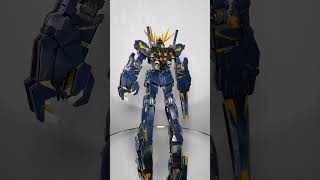 HGUC Unicorn Gundam 02 Banshee Destroy Mode 360° spin gundam gunpla gundamunicorn [upl. by Aidnahs]