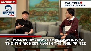 My Full Interview with Ramon S Ang the 4th Richest Man in the Philippines [upl. by Diraj674]