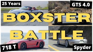 Boxster Battle  Which 2021 Porsche Boxster Spec is the Best [upl. by Miko954]