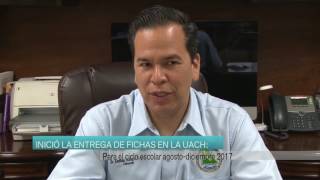 Inició la entrega de fichas en la UACH [upl. by Ynhoj]