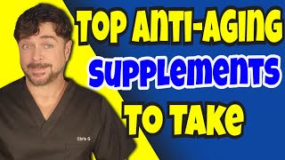 The 5 AntiAging Supplements Everyone Should Take  Chris Gibson [upl. by Neeliak]