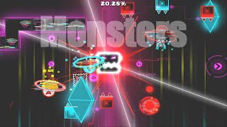 quotMonstersquot by Nikce  Geometry Dash Daily [upl. by Conrade23]