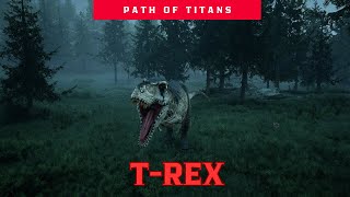 Path of Titans Trex adventures Pangura [upl. by Ronyar827]