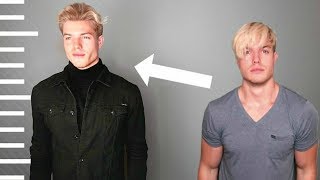 4 Male Model SECRETS to IMMEDIATELY Look TALLER [upl. by Nylessej]