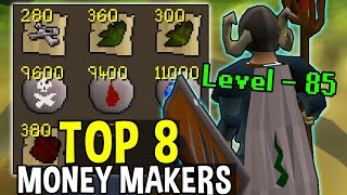 The 8 Most Profitable Mid Game Money Making Methods OSRS [upl. by Janyte265]