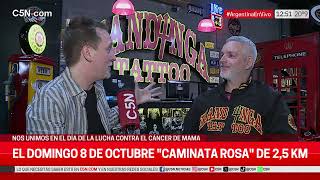 C5N y Mandinga Tattoo ofrecen tatuajes gratis a mujeres en el Día contra la lucha del Cáncer de mama [upl. by Herrera216]