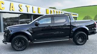 2024 New FORD RANGER OBSIDIAN by BLK LBL WideArch Raptor Wildtrak Black for sale at Castle Motors [upl. by Shriver]