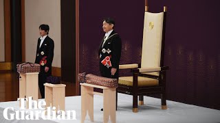 Japans new emperor Naruhito formally ascends to throne as Reiwa era begins [upl. by Vivia]