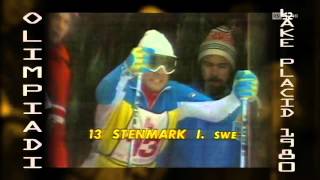 Ski alpino 1980 Olimpics Ingemar Stenmark [upl. by Akemehc]