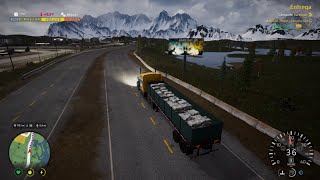 Alaskan Road TruckersPS5\PARTE5 TRANSPORTE HORMIGÓN [upl. by Ultan993]