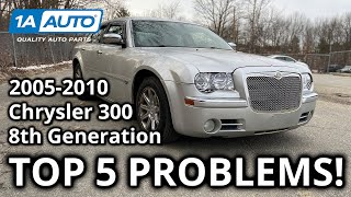 Top 5 Problems Chrysler 300C Sedan 20052010 8th Generation [upl. by Whittaker]