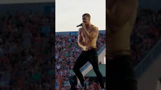 Imagine Dragons Radioactive live full song next to stage Hershey Park 61618 [upl. by Palla]