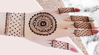 New Stylish mehndi design  Simple Henna design  Mehndi designs  Cone designs  Mehandi design [upl. by Ansley]