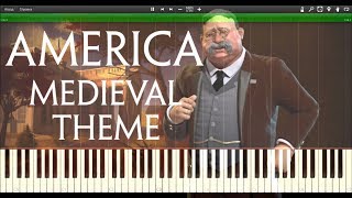 Civilization VI  America Medieval  Hard Times Come No More  Synthesia Cover [upl. by Parish]