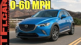 Live 2017 Mazda CX3 AWD 060 MPH Review How fast is the CX3 [upl. by Nette216]