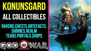 God of War  Konunsgard All Collectible Locations  100  MP Trophy [upl. by Dias760]