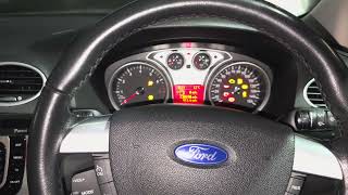 Ford focus no start no crank transmission malfunction red light on das blinking [upl. by Elinet383]